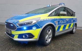 Ford S-MAX als Polizei NRW Funkstreifenwagen