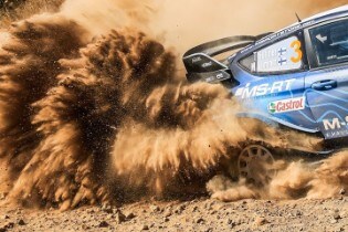 Drei Fiesta WRC von M-Sport Ford in Portugal am Start
