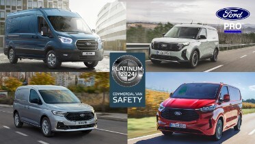 Ford Transit erhält Platin-Auszeichnung von Euro NCAP 