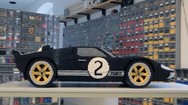 LEGO Ford GT Race Car Goes on Display in Le Mans 