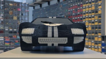 LEGO Ford GT Race Car Goes on Display in Le Mans 