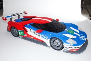 LEGO Ford GT Race Car Goes on Display in Le Mans 
