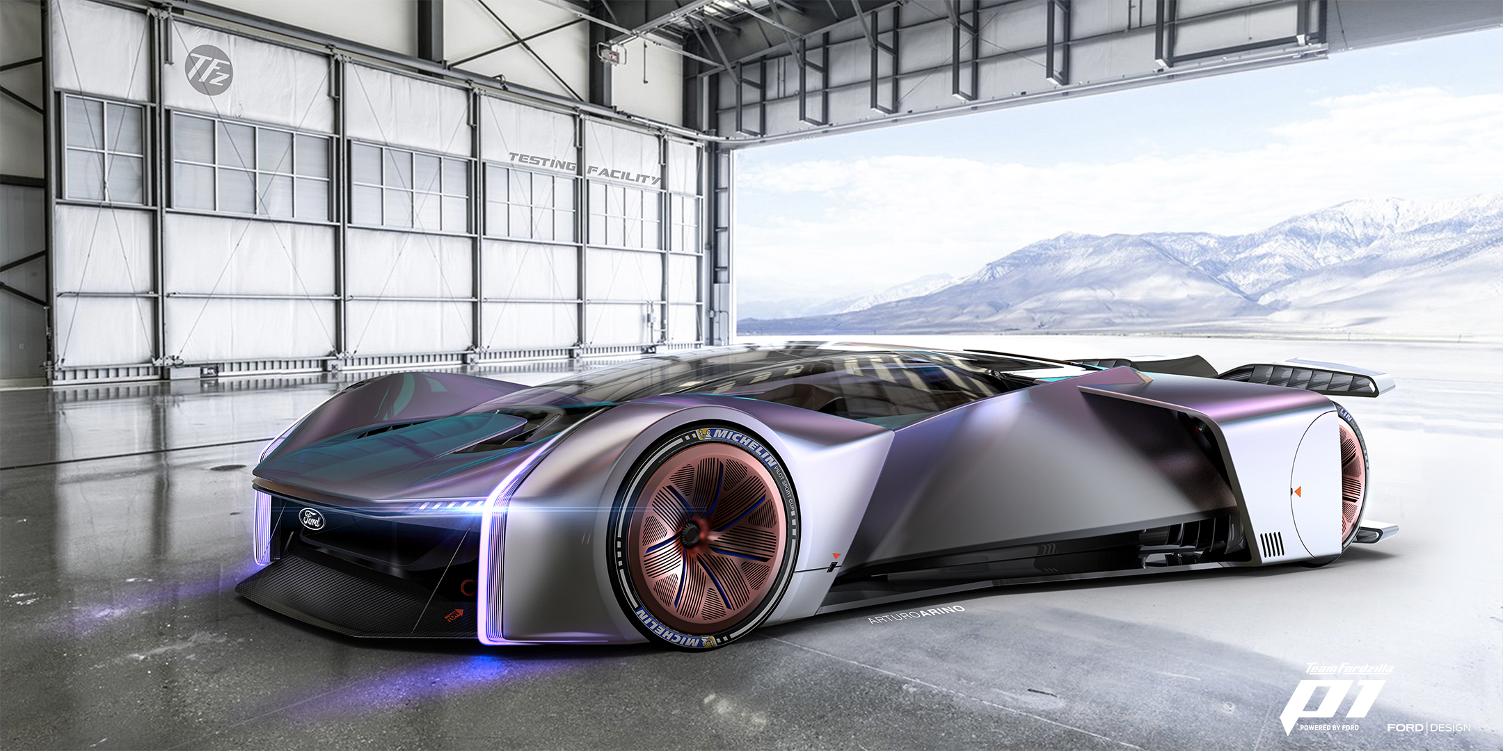 Team Fordzilla Reveals Ultimate Virtual Racing Car; a Uni...