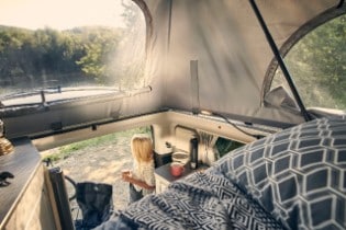 LOFT LIVING ON WHEELS; FORD TRANSIT NUGGET PLUS WITH TILT...