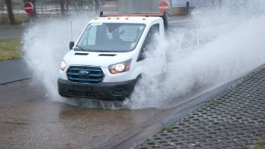Durability testing of the E-Transit’s battery pack, elect...