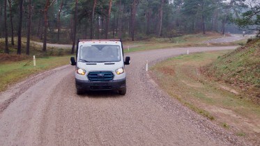 New Ford E-Transit during durability testing