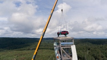 Ford Explorer Tops World’s Tallest Free-Standing Climbing...