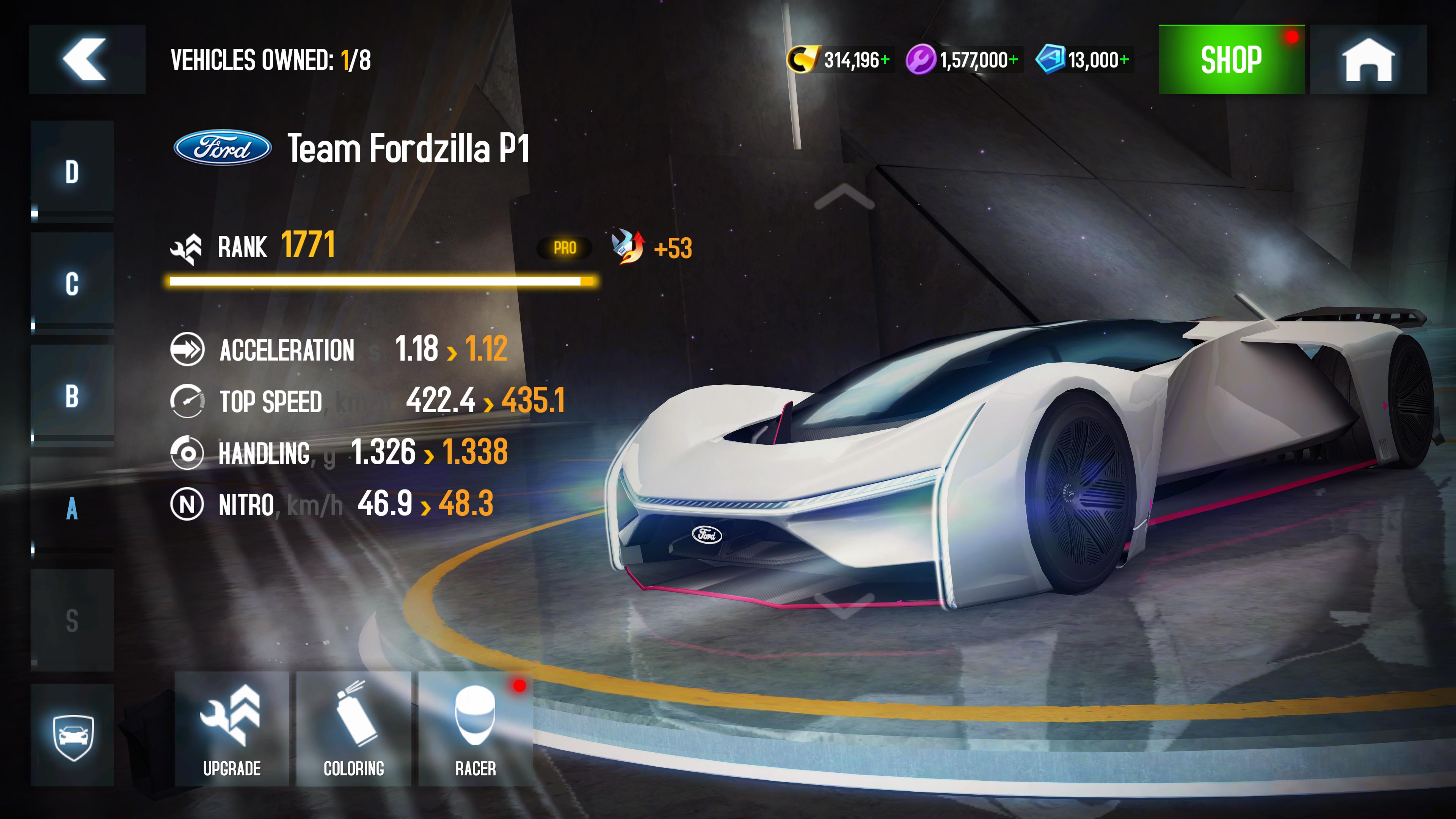 Team Fordzilla P1 Racer Makes Mobile Gaming Debut in Asphalt 8 |  Deutschland | English | Ford Media Center, image size:3840x2160