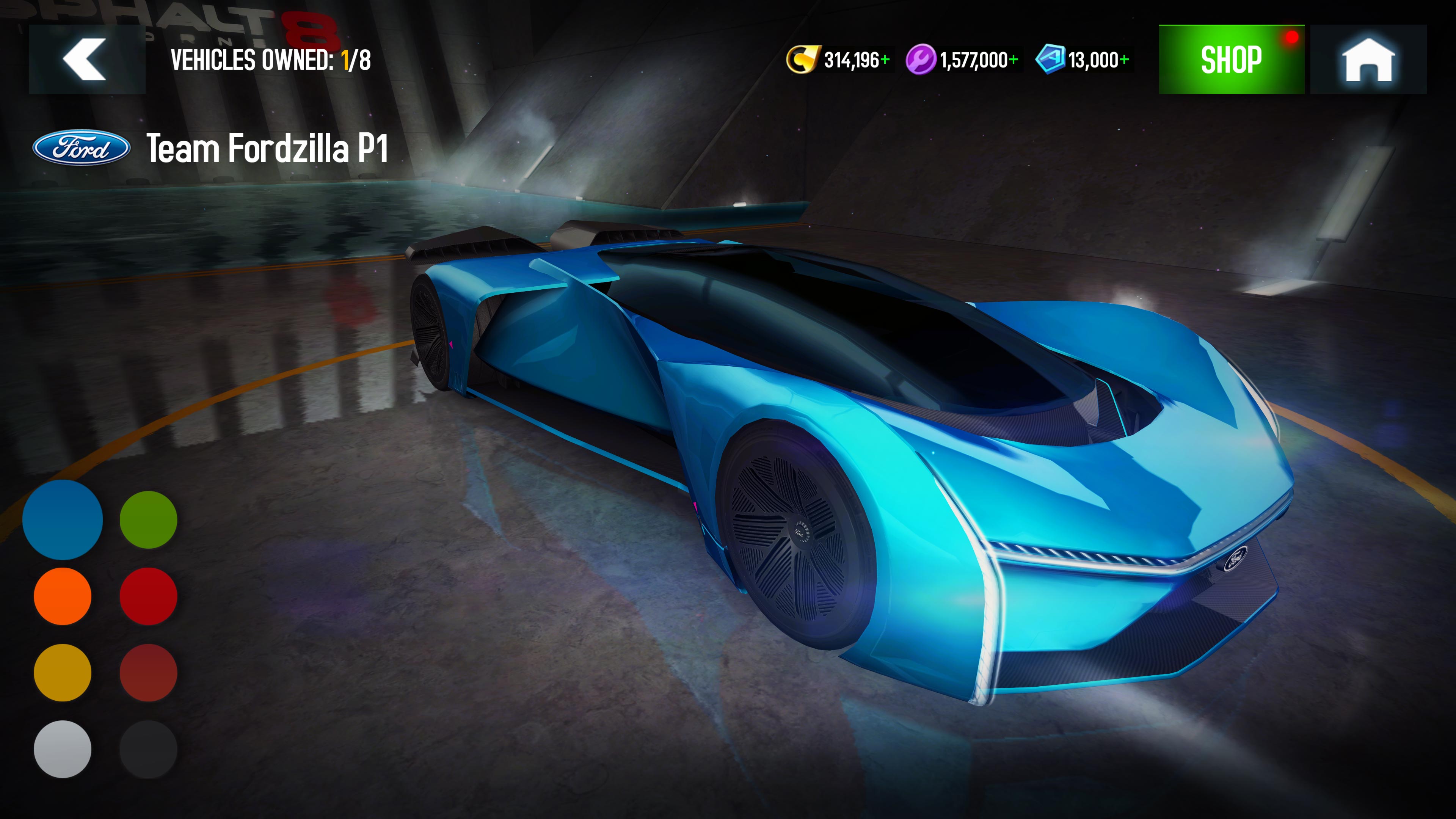 Team Fordzilla P1 Racer Makes Mobile Gaming Debut in Asphalt 8 |  Deutschland | English | Ford Media Center, image size:3840x2160