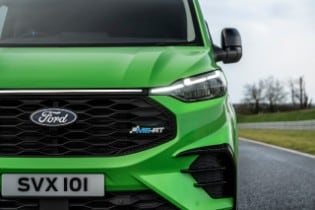 Transit Custom MS-RT - new aerodynamic front bumper