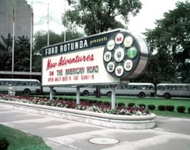 1959 Ford Rotunda outdoor sign