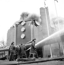 1962 Ford Rotunda fire