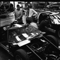 Ford GT40 Mk II preps for Le Mans