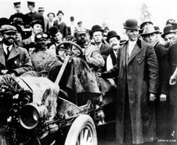 Henry with Model T Transcontinental Race Team