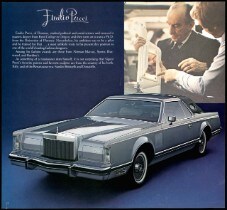 1978 Lincoln Continental Mark V brochure
