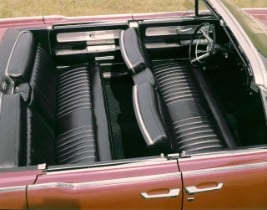 1961 Lincoln Continental Convertible interior