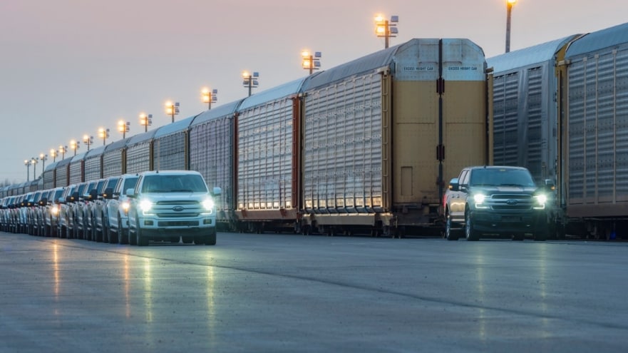 Development Continues on Built Ford Tough All-Electric F-150; Watch Prototype Tow More Than 1 Million Pounds