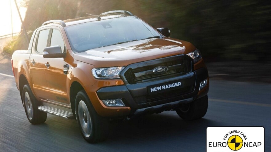 Ford Ranger: Einziger Pickup mit 5-Sternen beim Euro NCAP-Crashtest 