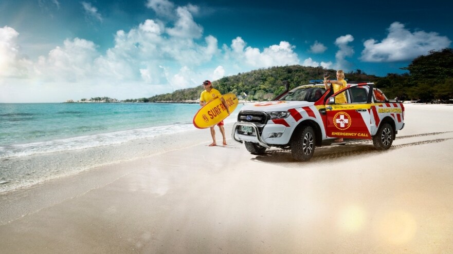 Cooler Lebensretter: Weltpremiere für Ford Ranger Great Barrier Reef Beach Patrol auf der Essen Motor Show