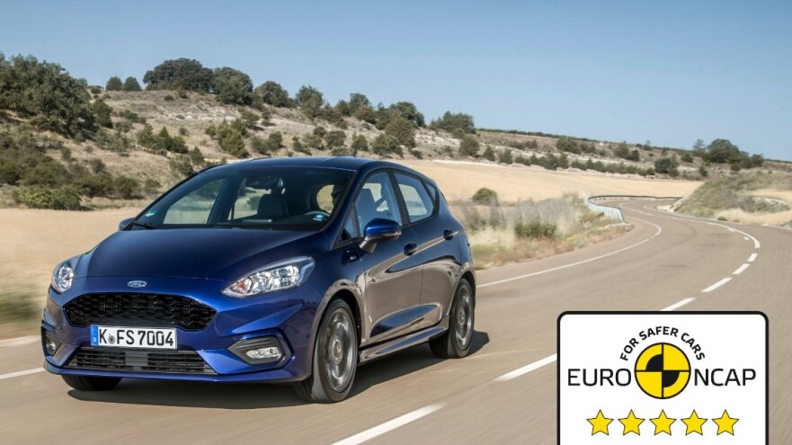 Euro NCAP-Crashtest: Neuer Ford Fiesta erzielt bestmögliche Bewertung von fünf Sternen 