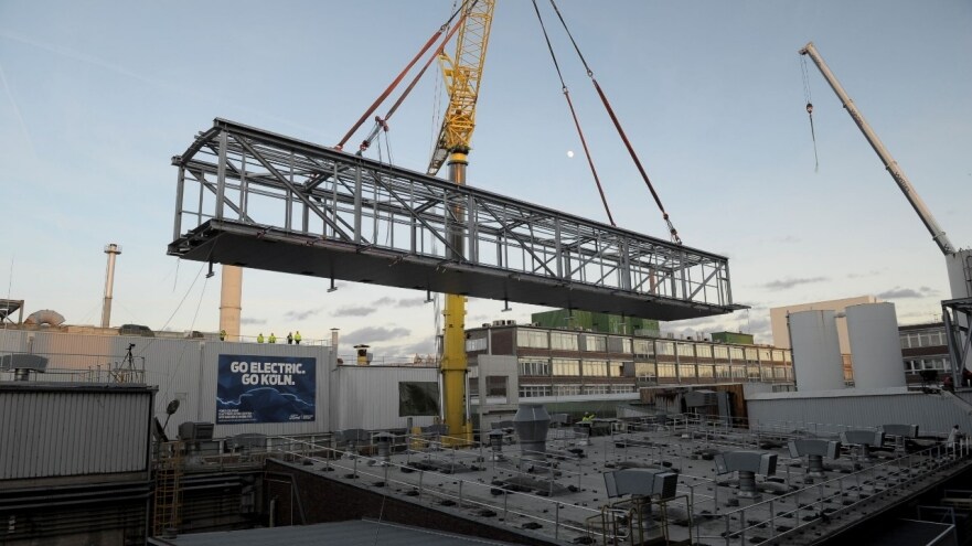 Umbau zum Ford Cologne Electrification Center geht trotz Winterferien ungebremst weiter