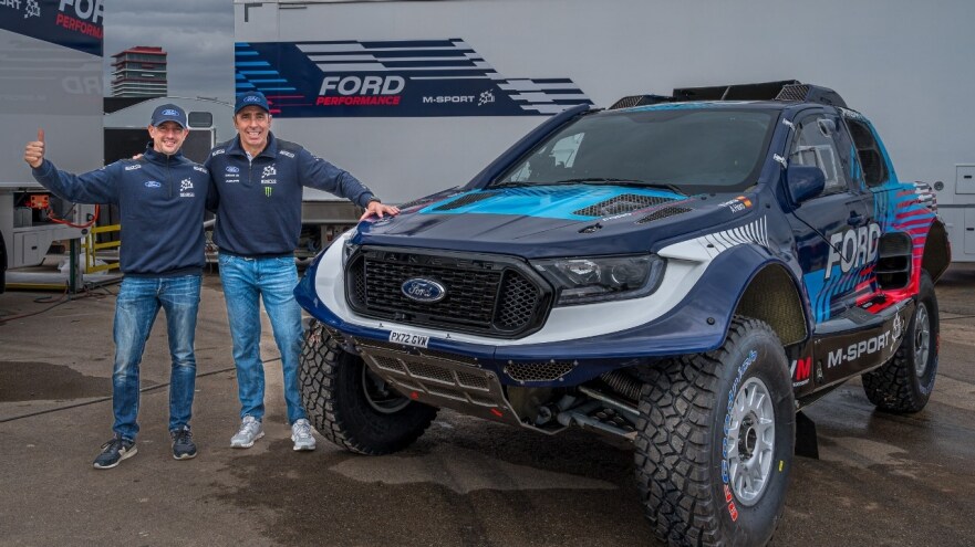 Nani Roma y el Ford Ranger, a punto para el Dakar