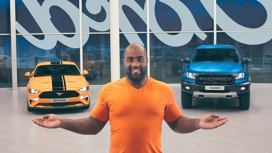 L'un des sportifs préférés des Français, Teddy Riner, devient l’ambassadeur de Ford en France