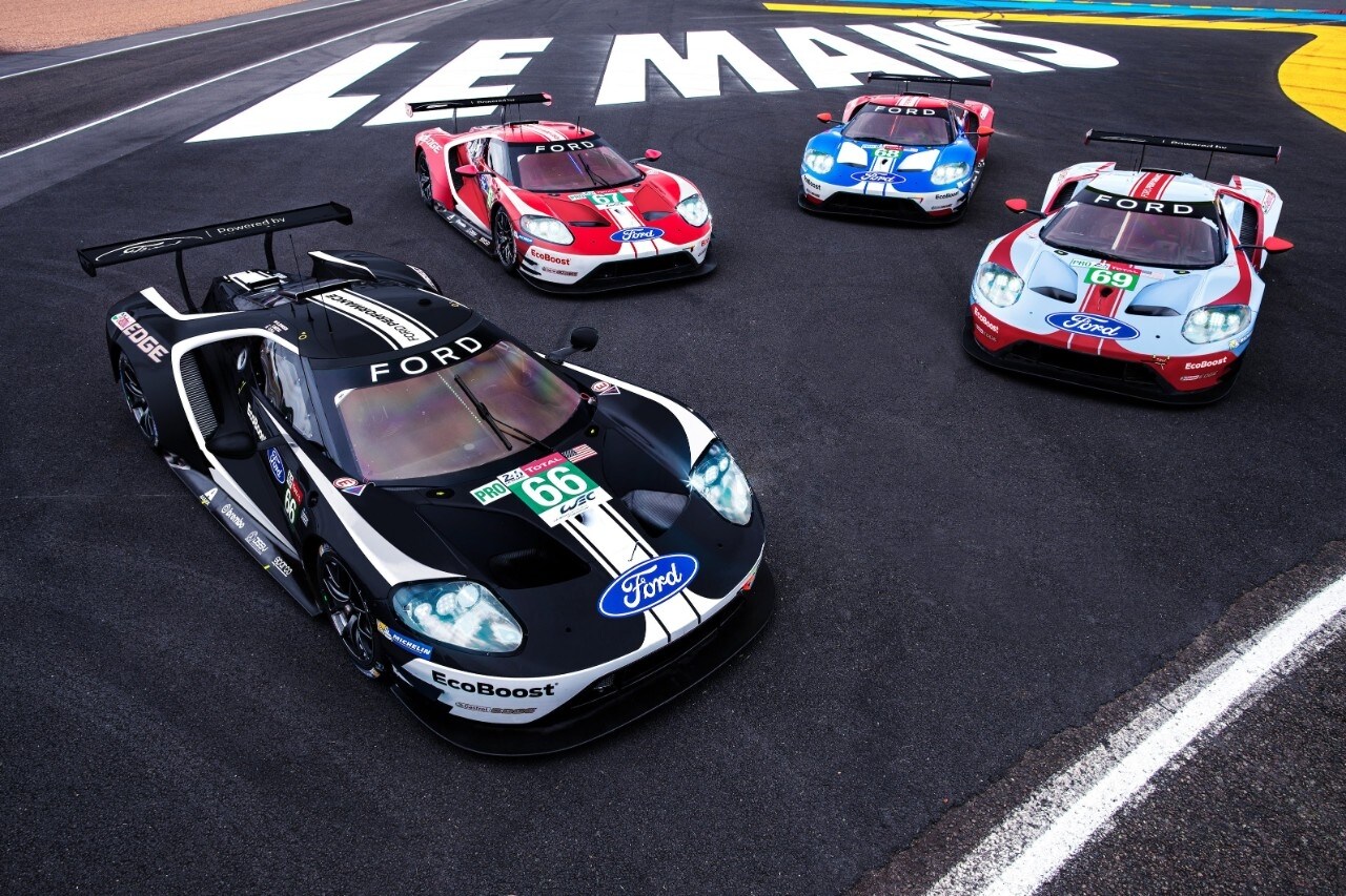 Historische Farben für Ford GT