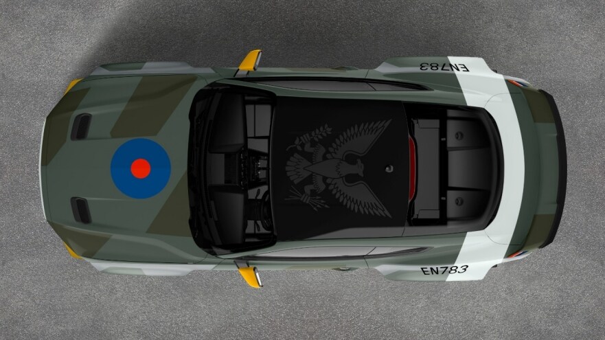 Ford, Vaughn Gittin Jr. Salute American WWII Pilots Who Defended Britain with Eagle Squadron Mustang GT Ahead of Charity Auction
