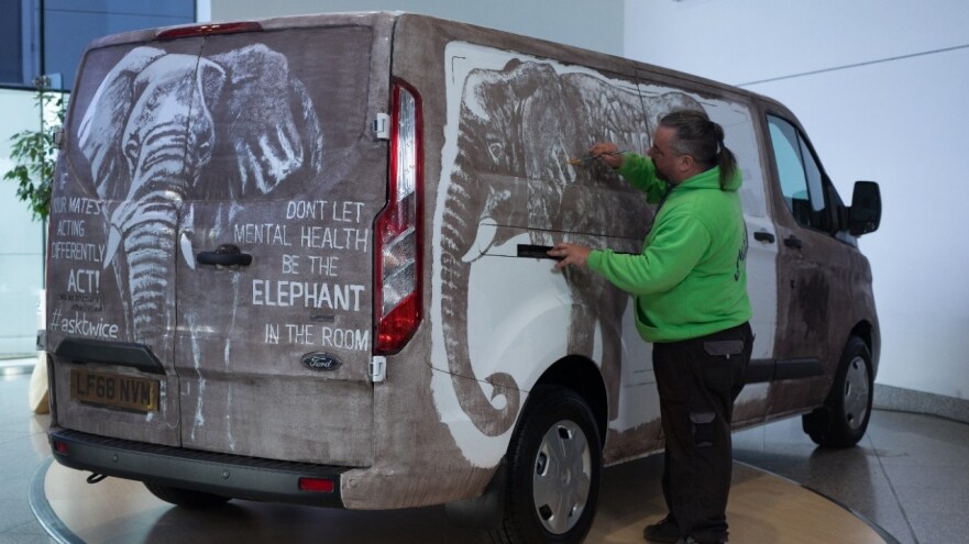 Ford’s ‘Dirty Van Art’ Raises Mental Health Awareness