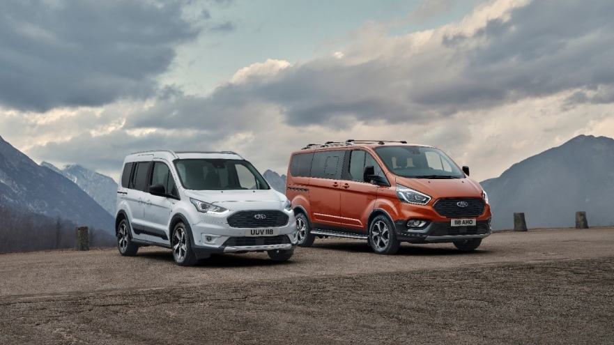 FORD INTRODUCES ACTIVE RANGE TO TOURNEO AND TRANSIT CONNECT WITH