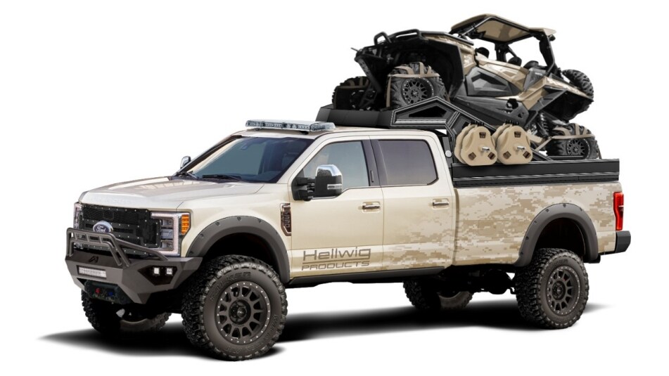 2017 Ford Super Duty F-350 Lariat created by Hellwig Suspension Products