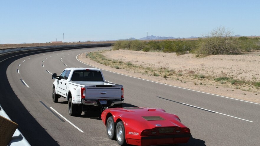 No Mountains? No Problem. Ford's Virtual Mountain Towed Behind All-New Super Duty Simulates Steep Hills Anywhere