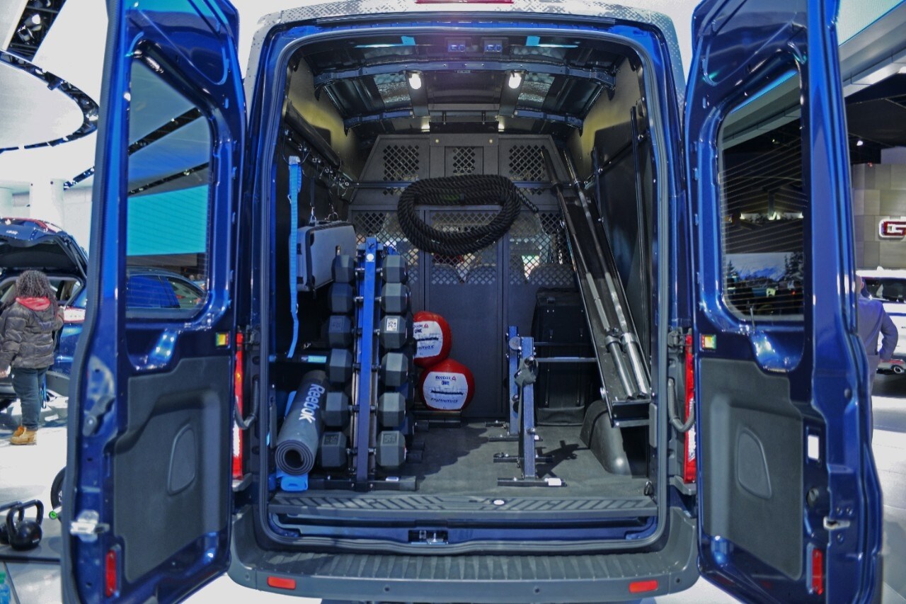 Ford Transit FitTruck Van displayed at NAIAS 2017