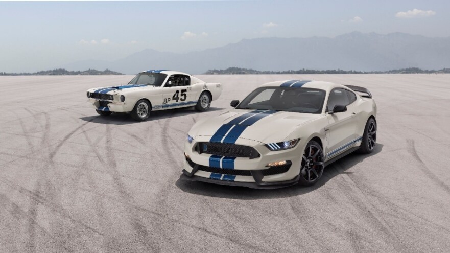 Limited-Edition Shelby GT350, GT350R Heritage Edition Package Honors 55 Years of Track-Focused Mustang Fastback