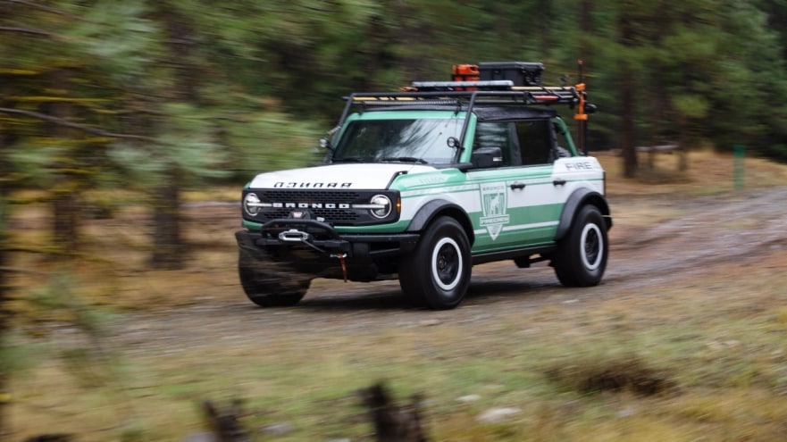 Bronco, Filson to Support Forest Firefighters, National Forest Foundation; Reveal Bronco + Filson Wildland Fire Rig Concept