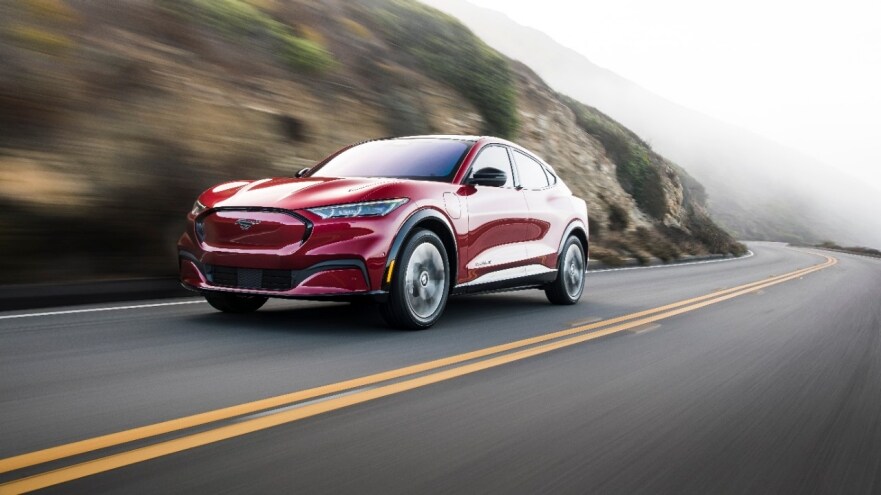 Ford Mustang Mach-E Earns TOP SAFETY PICK Award from Insurance Institute for Highway Safety