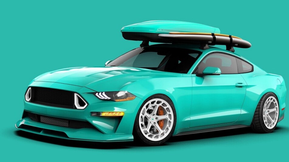 All Star Mustang EcoBoost HPP Computer-Generated Image Shown