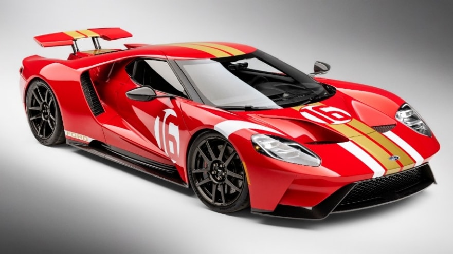 Ford GT Alan Mann Heritage Edition Celebrates Experimental GT Race Car Prototypes from 1966 at Chicago Auto Show