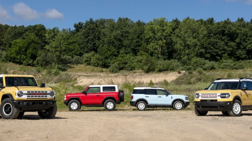 Ford Celebrates Original 1966 Bronco with New Bronco and Bronco Sport Heritage Editions 