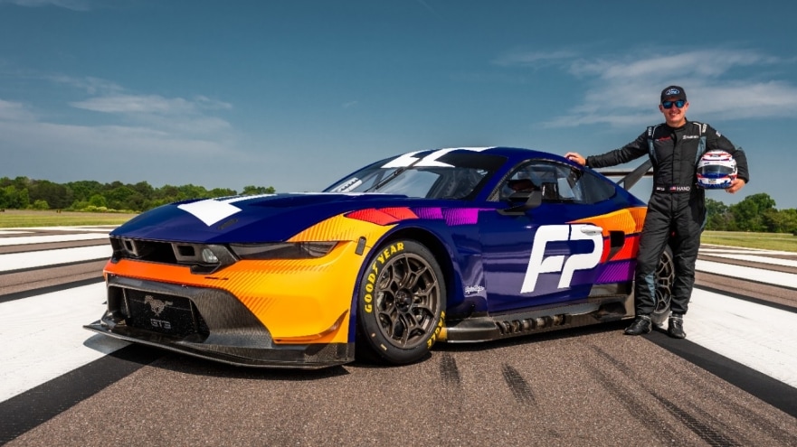 Ford Formally Unveils Mustang GT3 at Le Mans as Classic Circuit, Renowned Race and Iconic Sports Car Converge