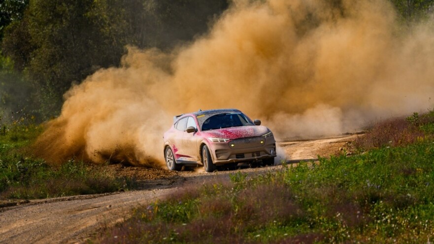 Play in the Dirt: The Testing Behind Mustang Mach-E Rally