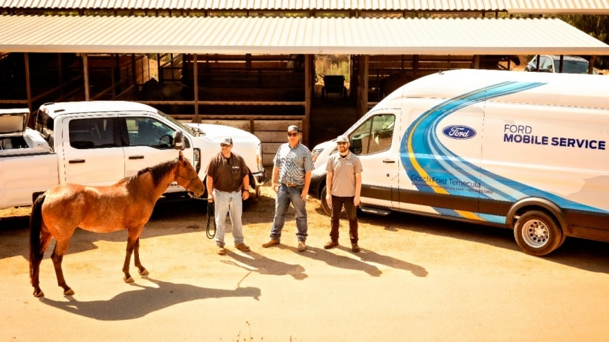 Horsepower to Go: Ford Mobile Service Supports Equine Vet on the Road