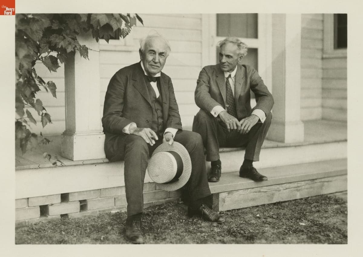 Foto: The Henry Ford Organization, Thomas Alba Edison y Henry Ford